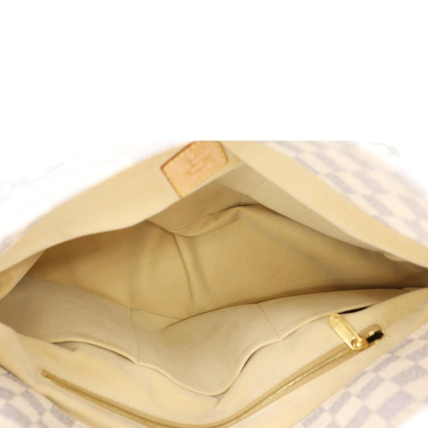 LOUIS VUITTON Artsy MM Damier Azur Hobo Bag White