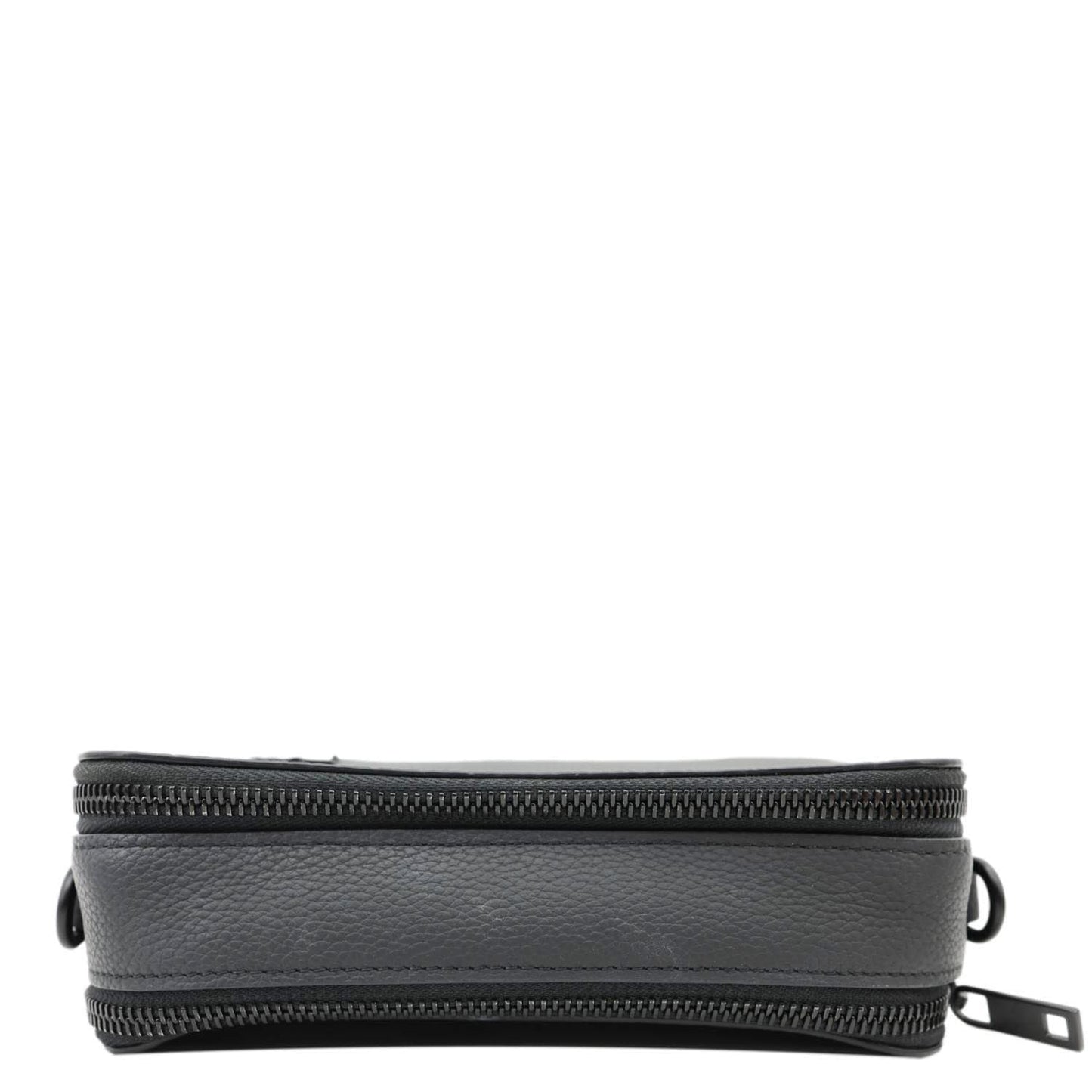 LOUIS VUITTON Alpha Wearable LV Aerogram Leather Shoulder Bag Black