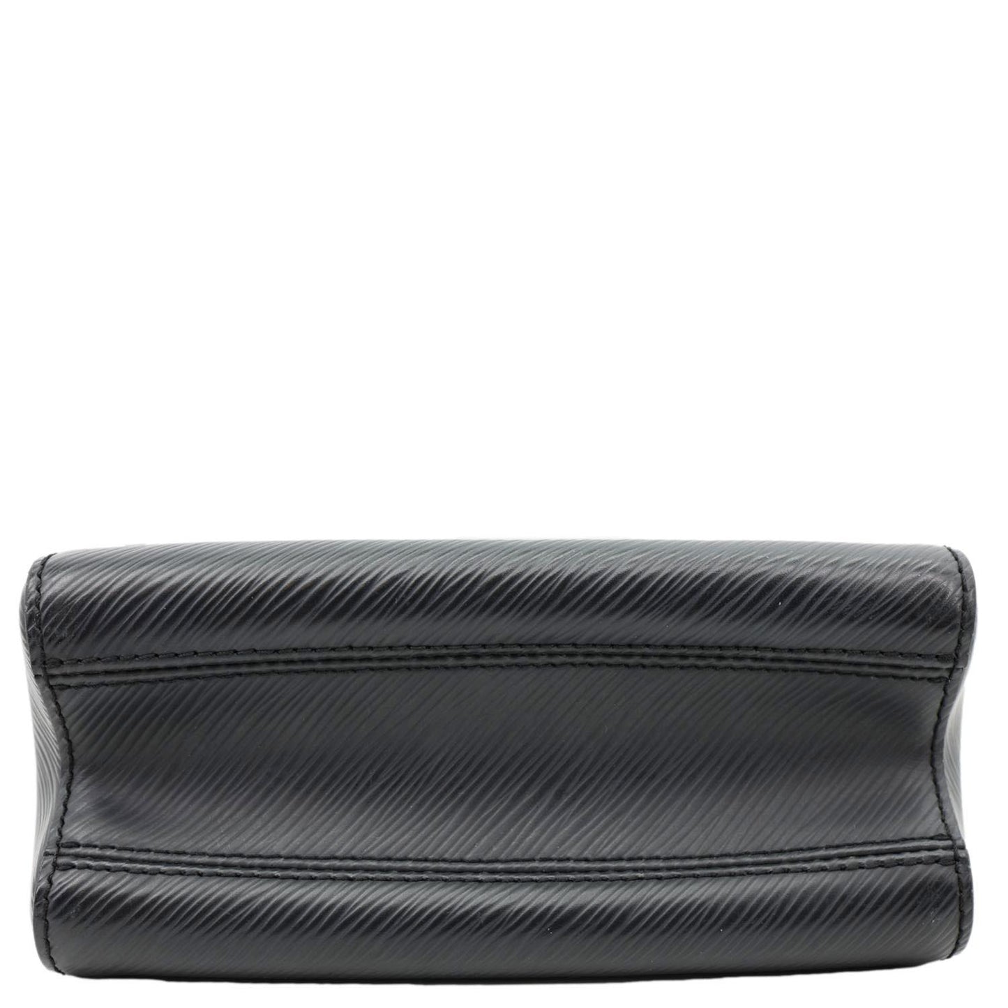 LOUIS VUITTON Twist MM Epi Leather Chain Shoulder Bag Black