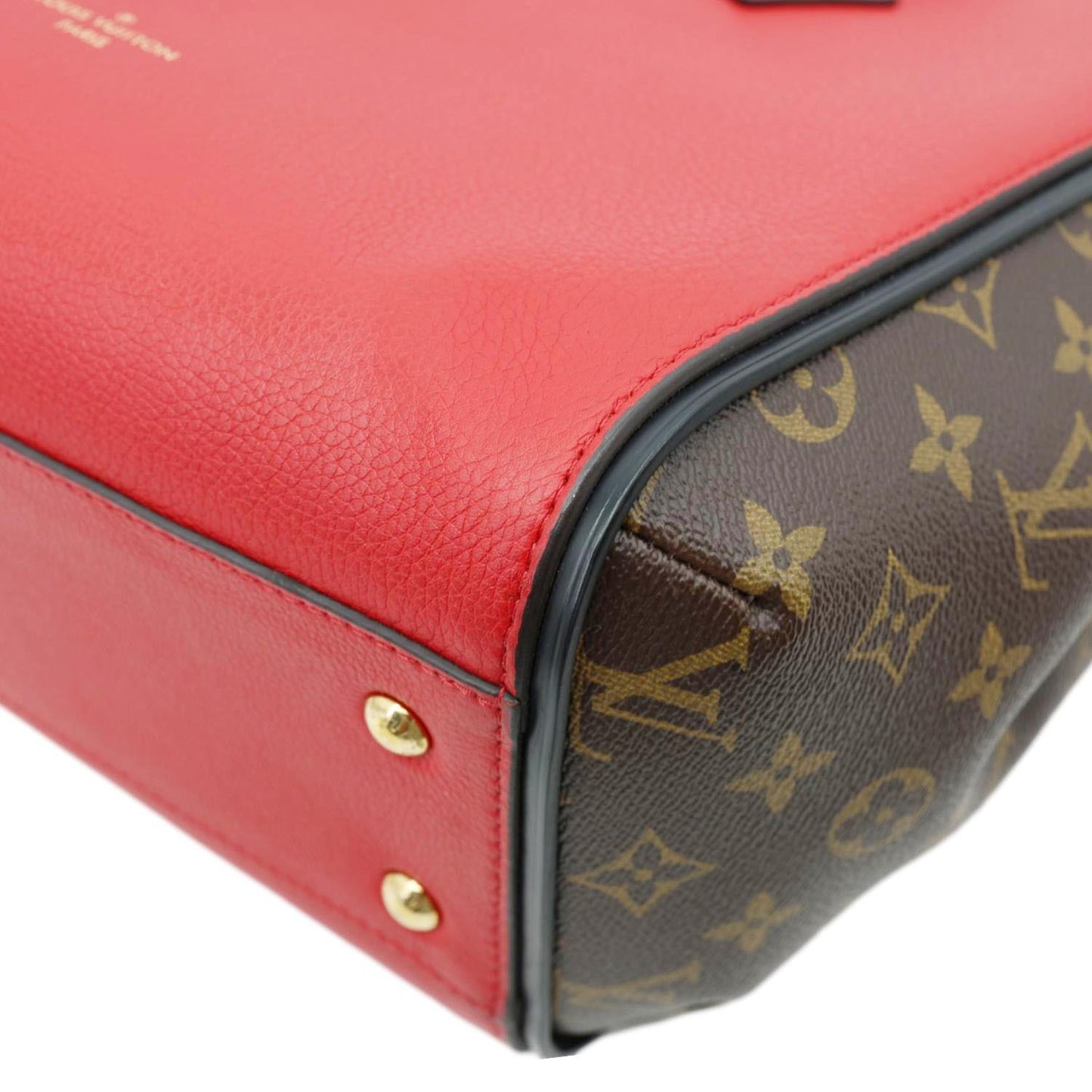 LOUIS VUITTON Kimono MM Monogram Canvas Tote Bag Red