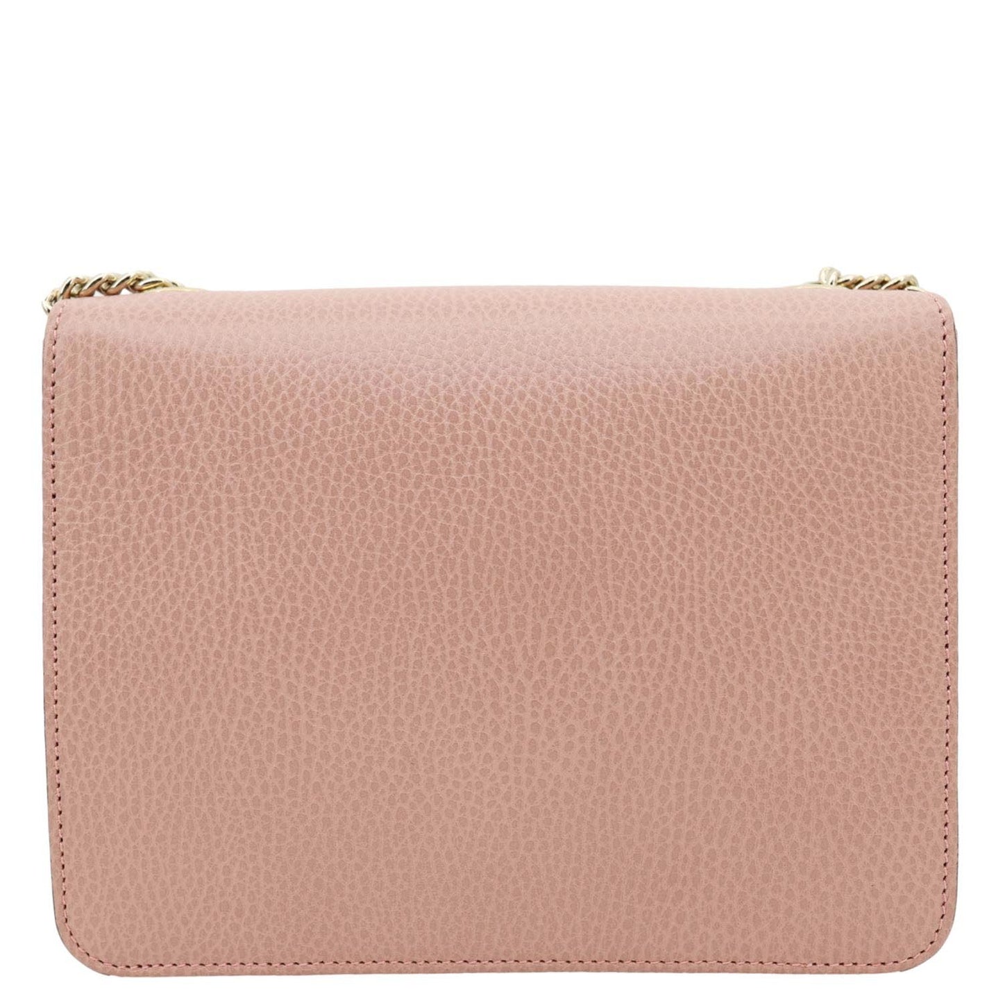 GUCCI Interlocking GG Dollar Calfskin Leather Crossbody Bag Pink 510304