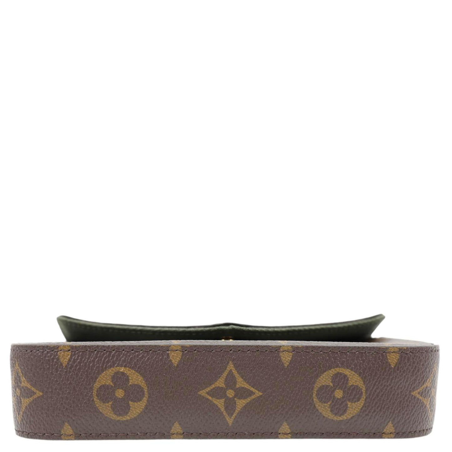 LOUIS VUITTON Felicie Strap & Go Monogram Canvas Shoulder Bag Kaki
