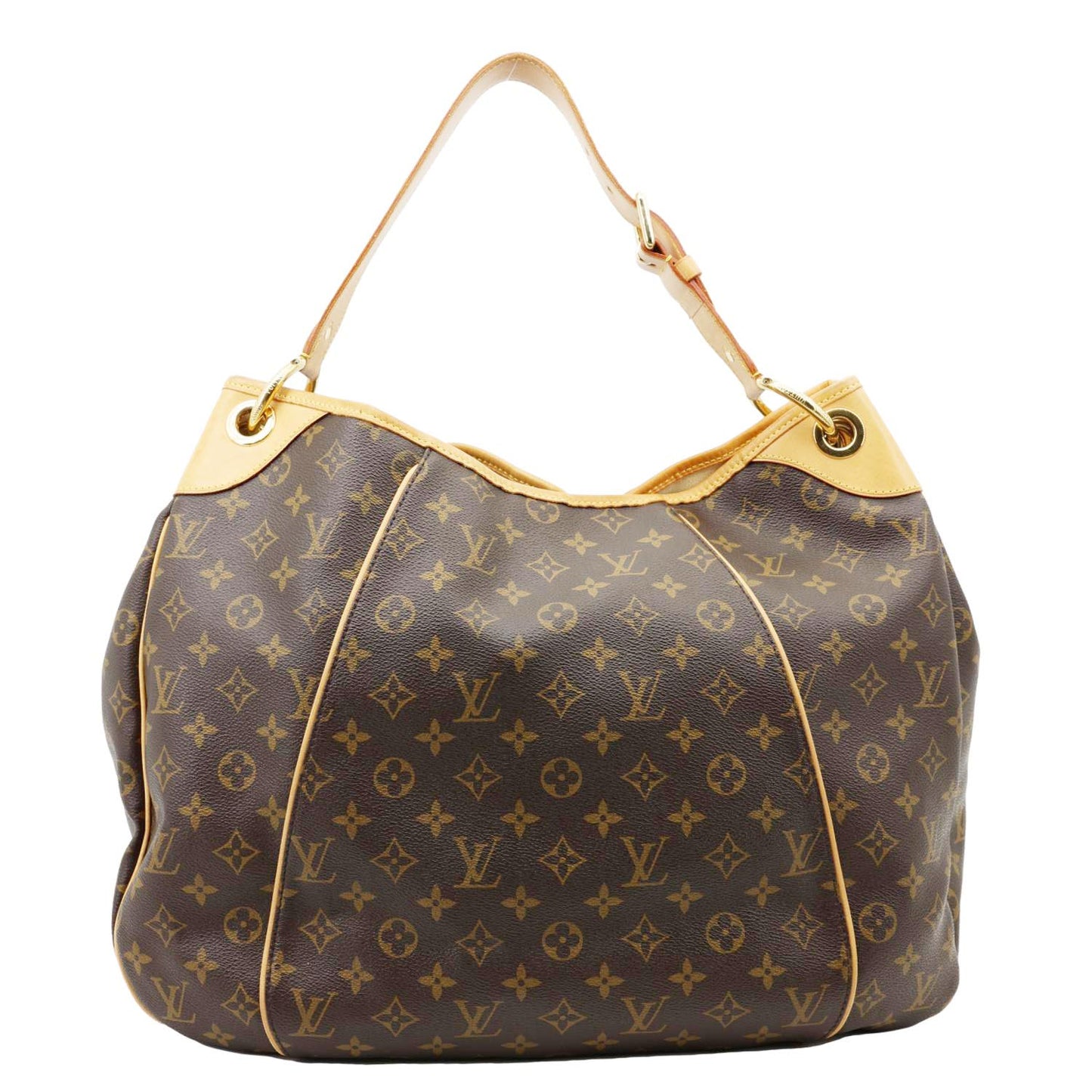 LOUIS VUITTON Galliera GM  Monogram Canvas Shoulder Bag Brown