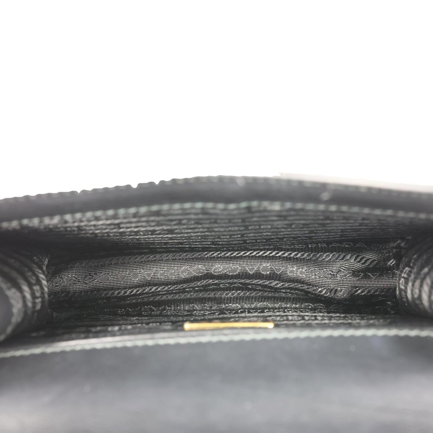 PRADA Chain Flap Saffiano Leather Crossbody Bag Red