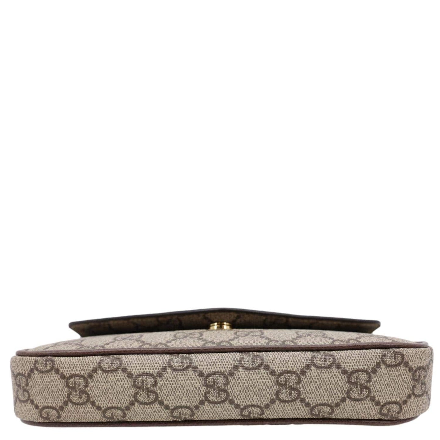 GUCCI Ophidia Envelope Mini GG Supreme Canvas Shoulder Bag Beige 764961