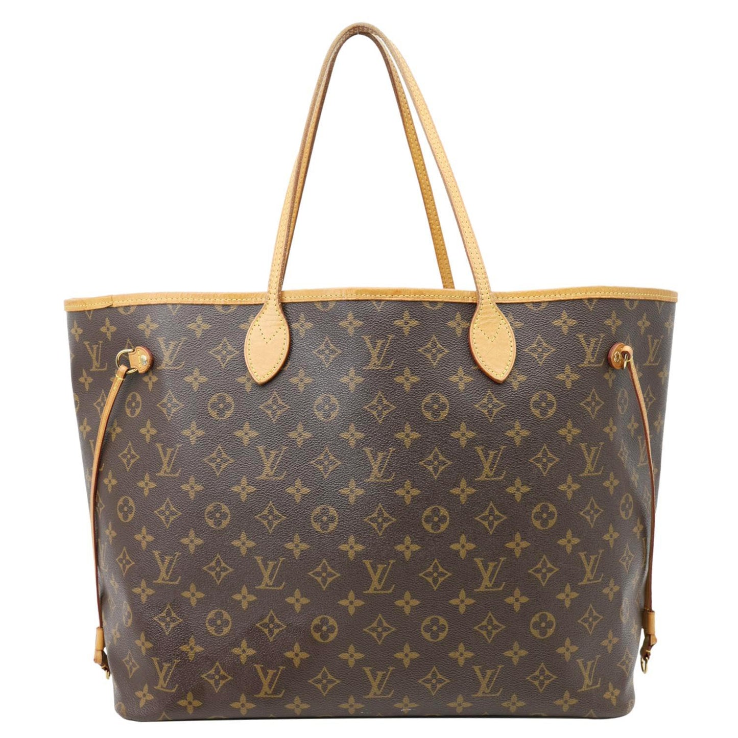 LOUIS VUITTON Neverfull GM Monogram Canvas Tote Bag Brown