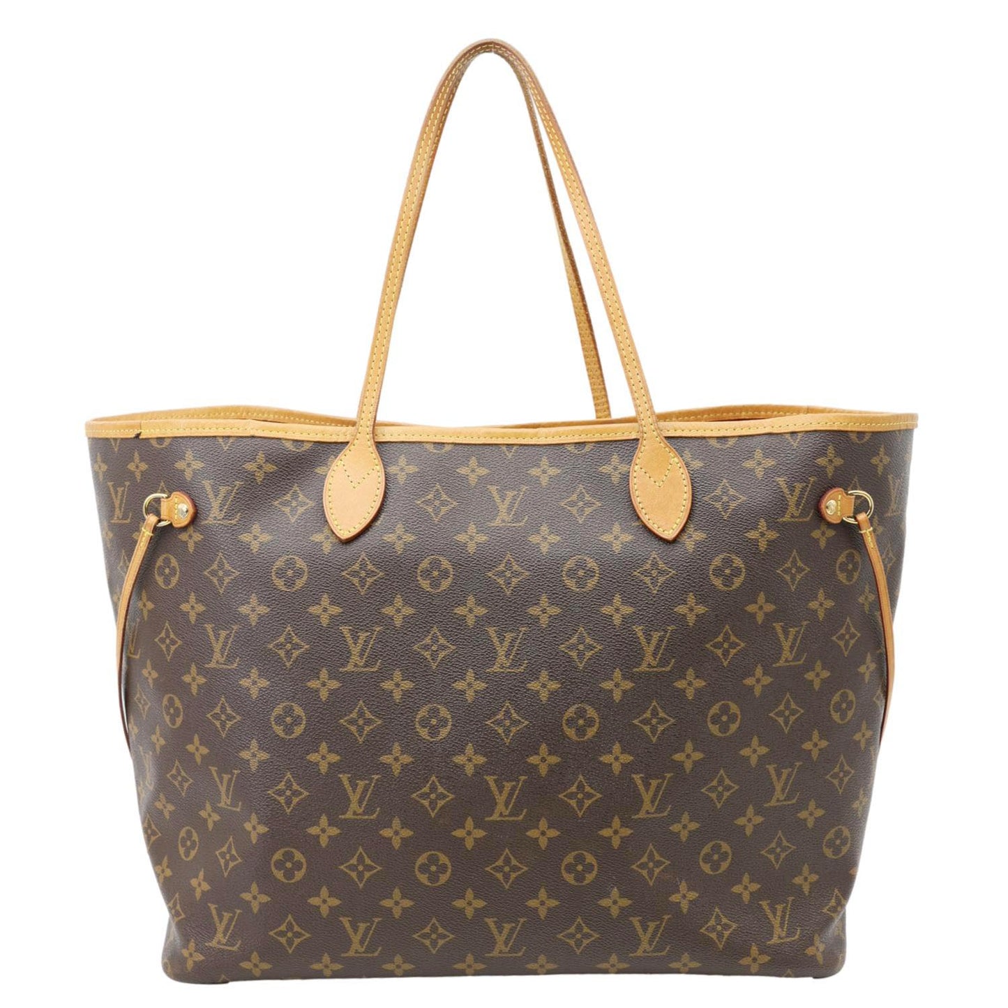 LOUIS VUITTON Neverfull GM Monogram Canvas Tote Bag Brown