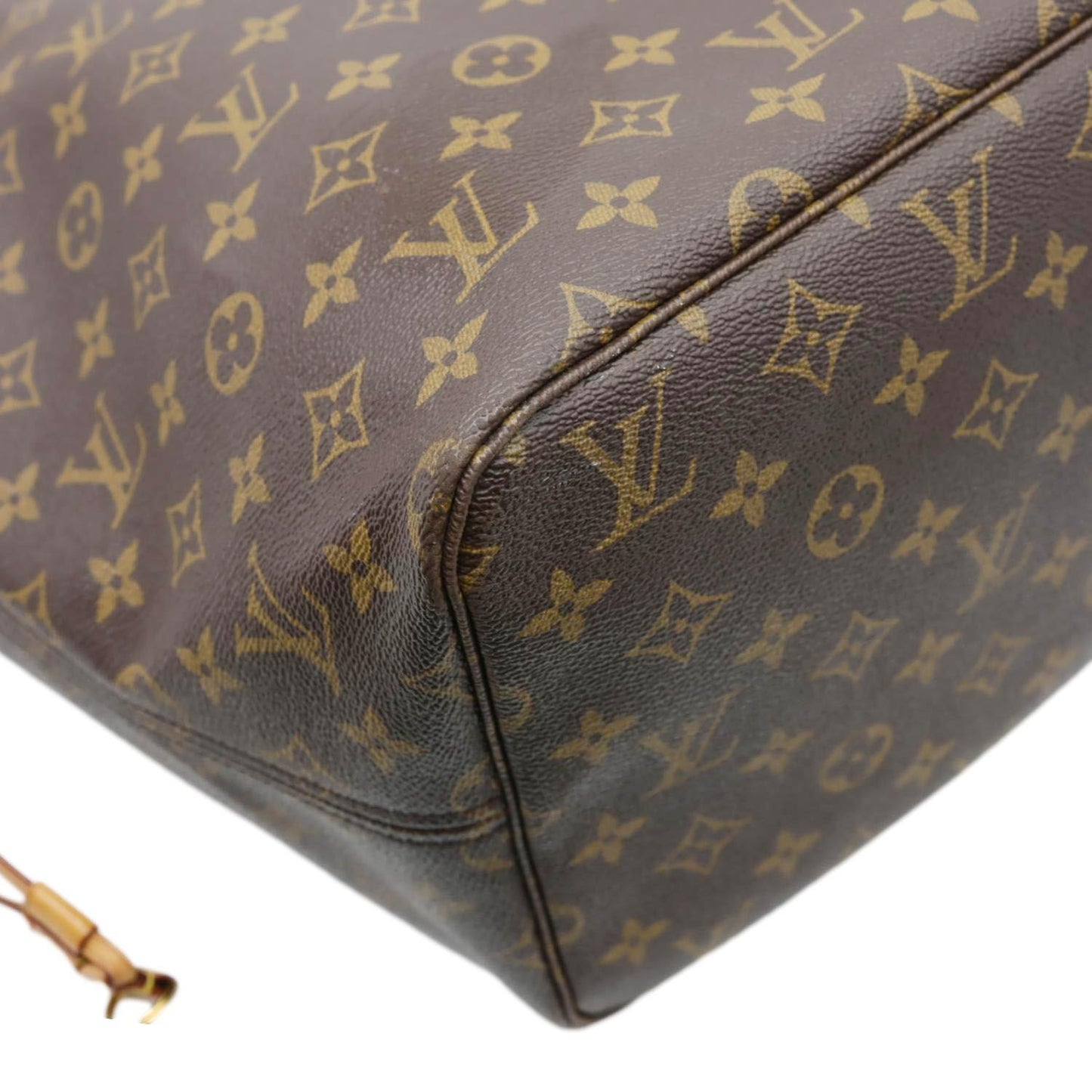 LOUIS VUITTON Neverfull GM Monogram Canvas Tote Bag Brown