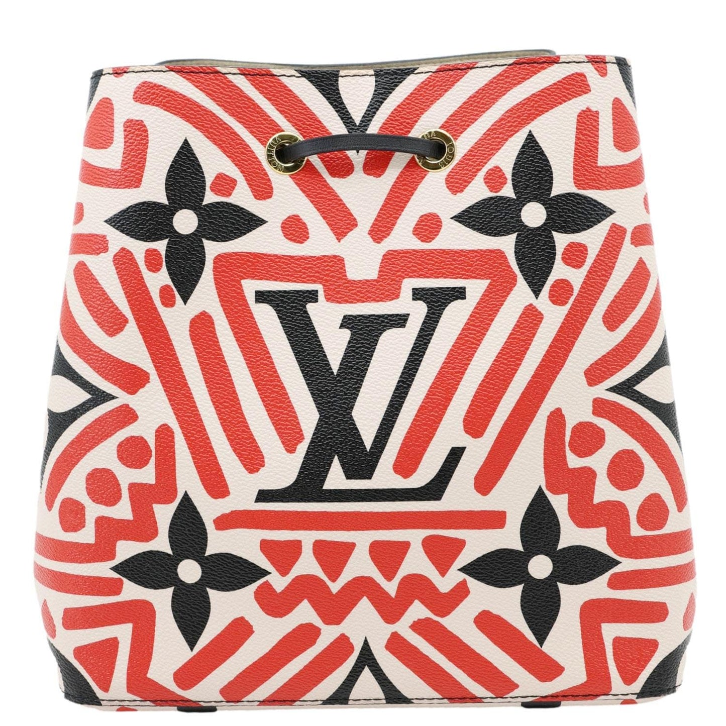 LOUIS VUITTON Crafty NeoNoe MM Monogram Canvas Shoulder Bag Red