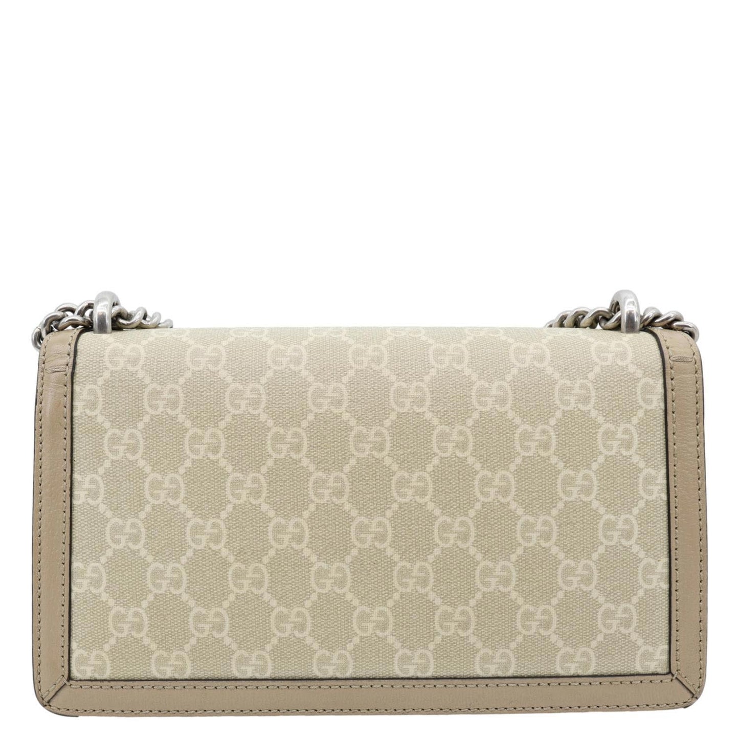 GUCCI Dionysus Small GG Supreme Shoulder Bag Beige 499623