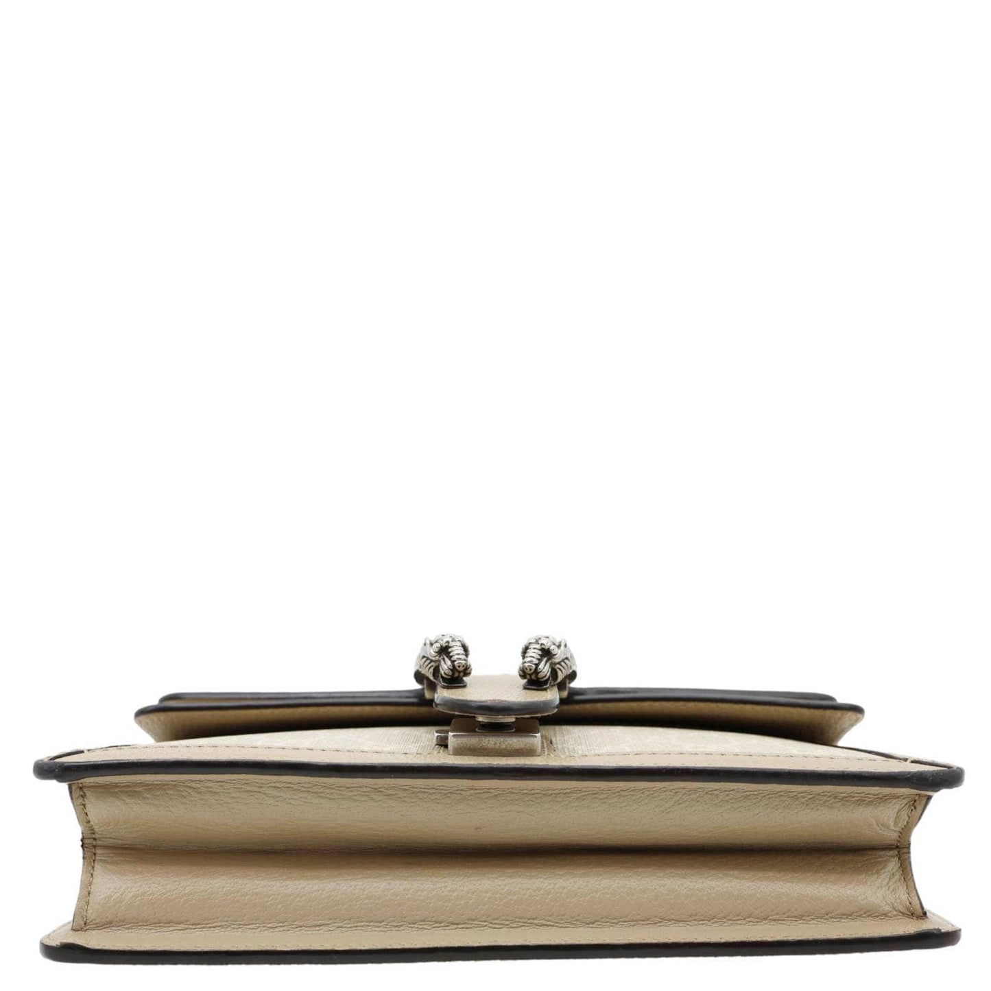 GUCCI Dionysus Small GG Supreme Shoulder Bag Beige 499623
