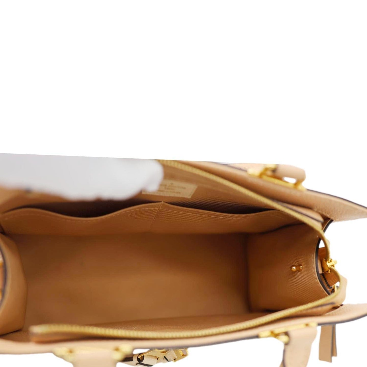 LOUIS VUITTON Sully PM Monogram Empreinte Leather Shoulder Bag Papyrus
