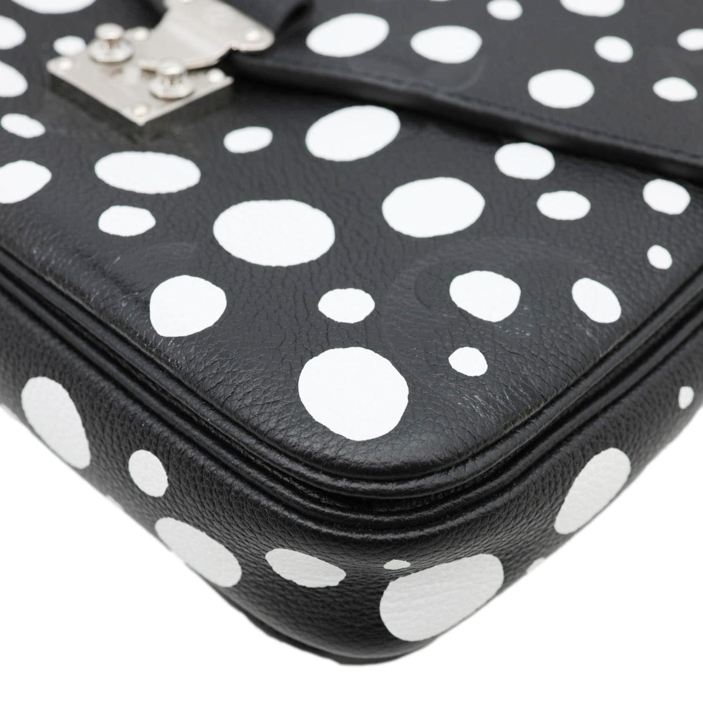LOUIS VUITTON x YK Metis Pochette Monogram Giant Empreinte Dot Shoulder Bag Black