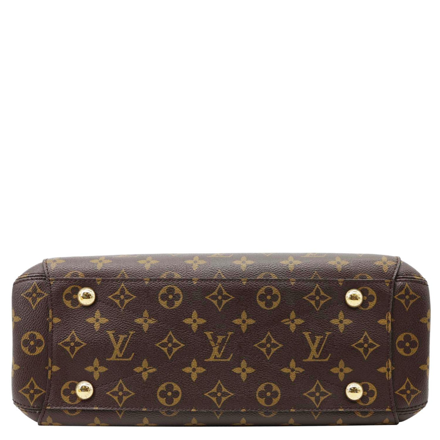 LOUIS VUITTON Montaigne MM Monogram Canvas Shoulder Bag Brown