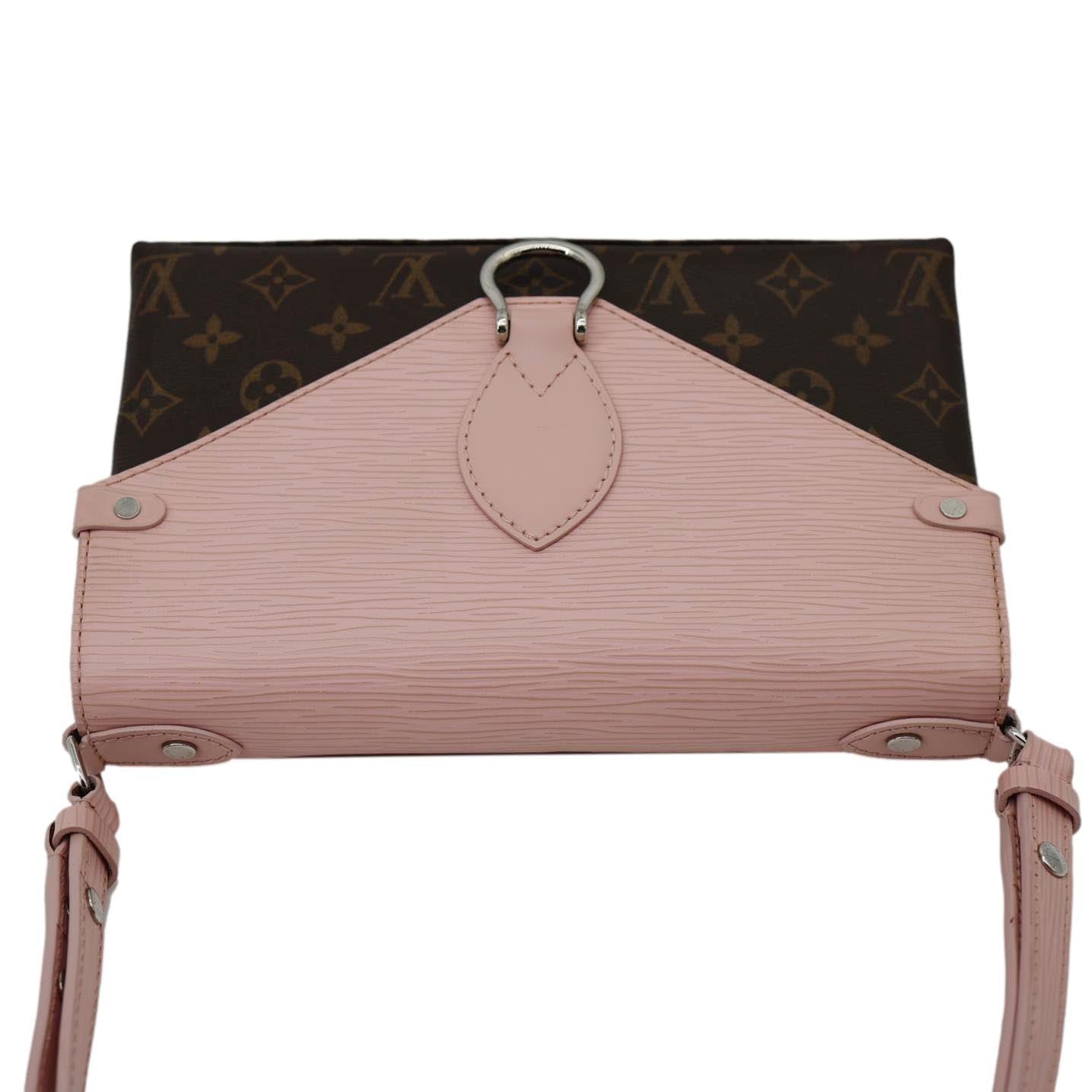 LOUIS VUITTON Saint Michel Monogram Epi Shoulder Bag Pink