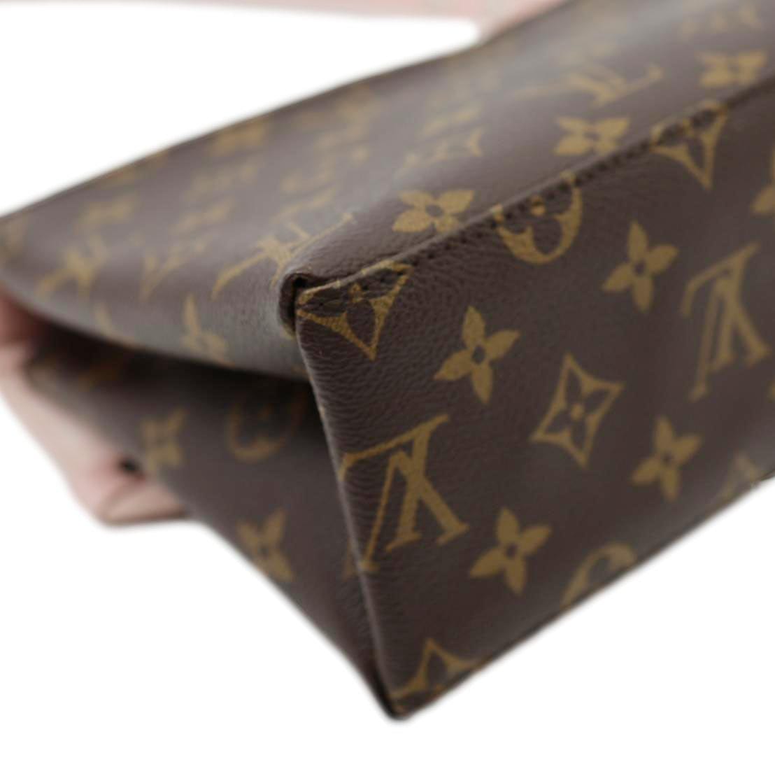 LOUIS VUITTON Saint Michel Monogram Epi Shoulder Bag Pink