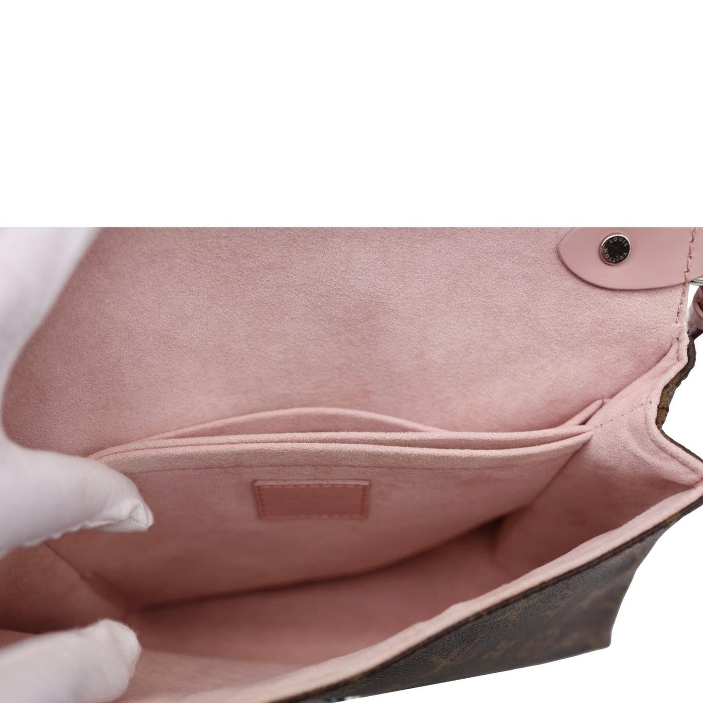 LOUIS VUITTON Saint Michel Monogram Epi Shoulder Bag Pink