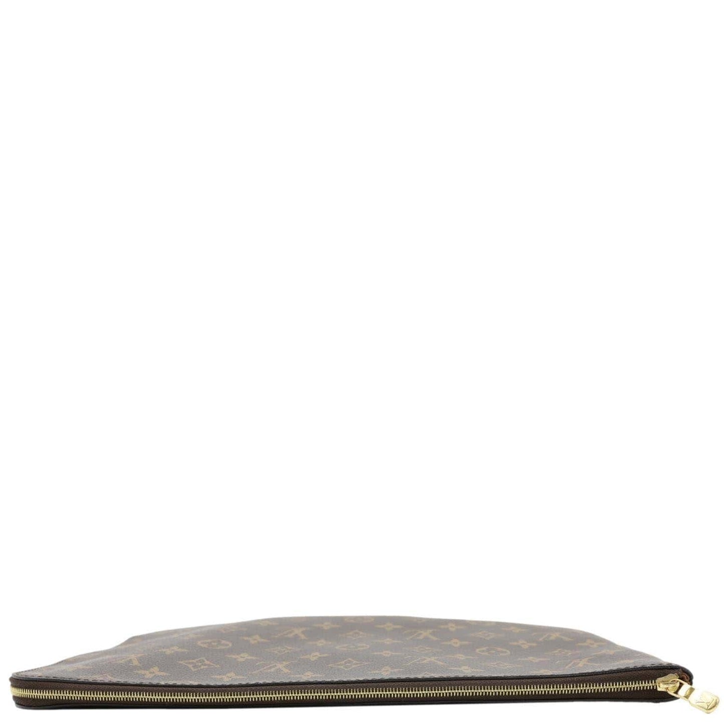 LOUIS VUITTON Etui Voyage MM Monogram Canvas Pouch Bag Brown