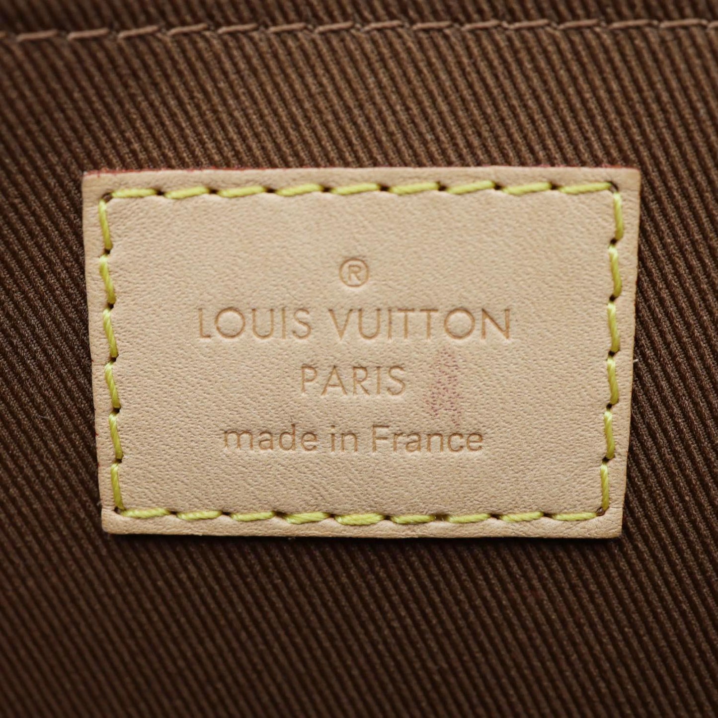 LOUIS VUITTON Etui Voyage MM Monogram Canvas Pouch Bag Brown