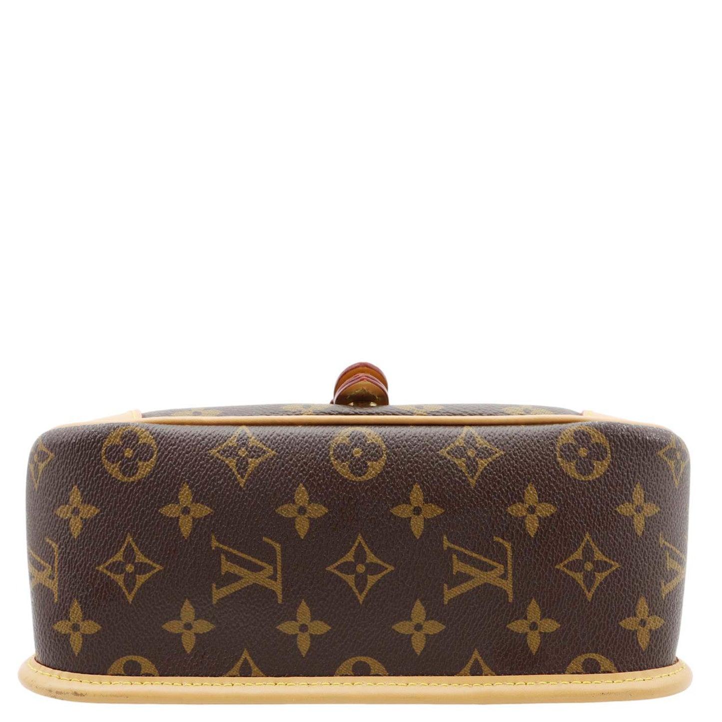 LOUIS VUITTON Diane Monogram Canvas Crossbody Bag Brown