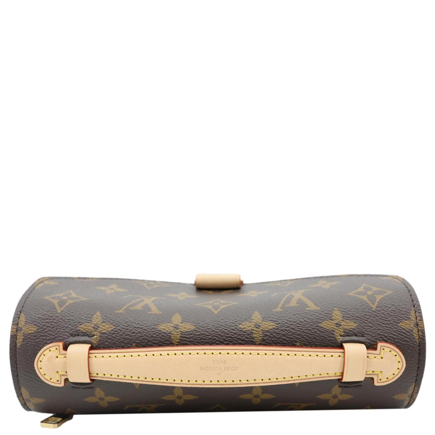 LOUIS VUITTON Metis East West Pochette Monogram Canvas Crossbody Bag Brown