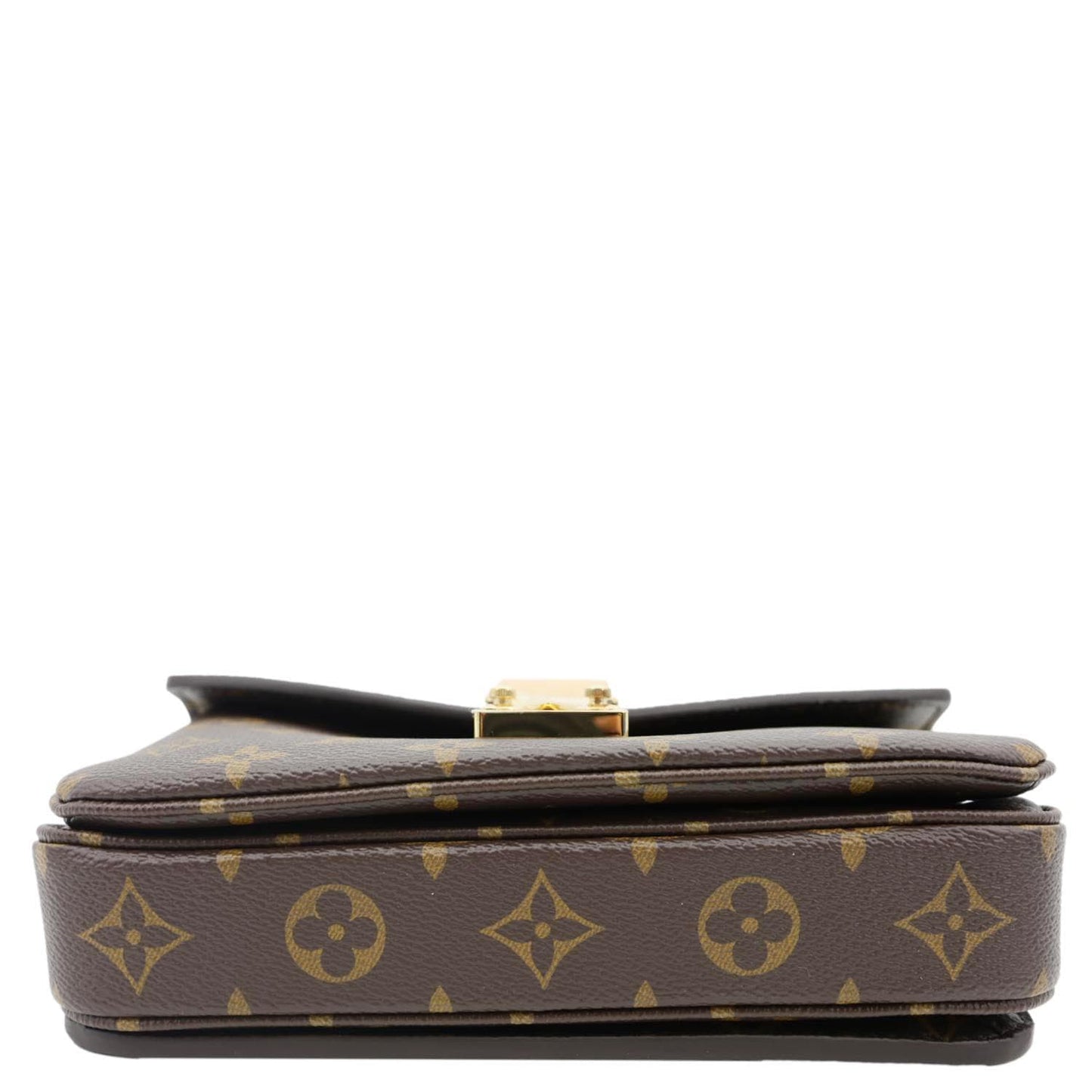 LOUIS VUITTON Metis East West Pochette Monogram Canvas Crossbody Bag Brown