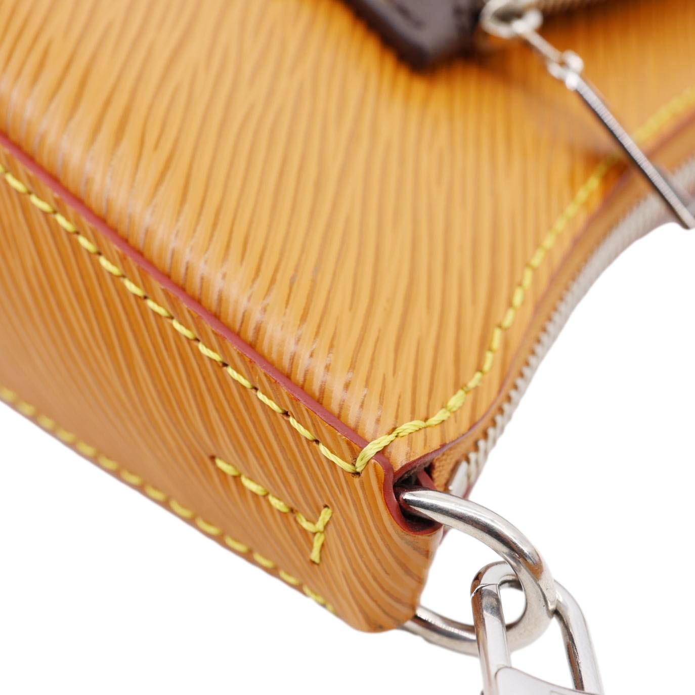 LOUIS VUITTON Marelle Epi Leather Shoulder Bag Gold