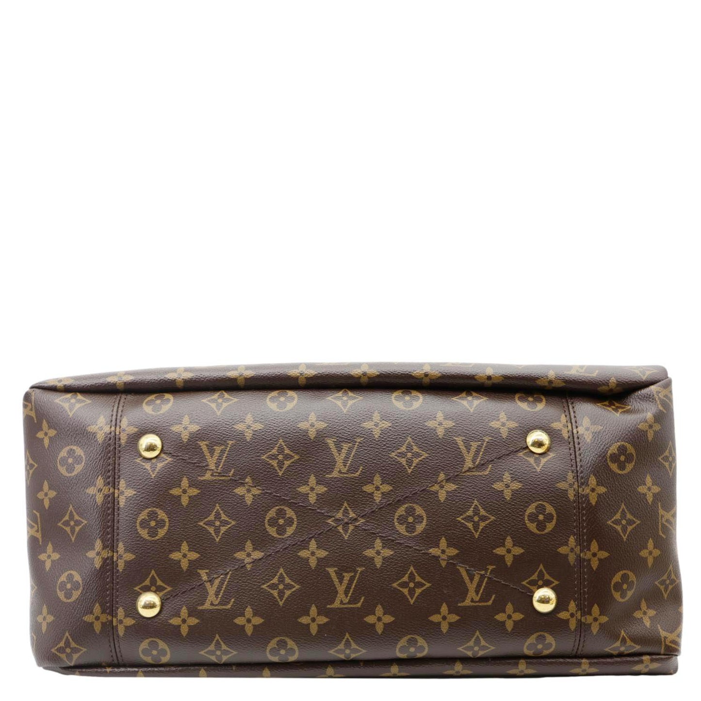 LOUIS VUITTON Artsy MM Monogram Canvas Hobo Bag Brown