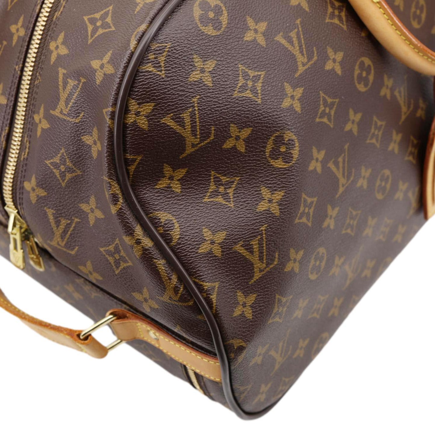 LOUIS VUITTON Eole 50 Monogram Canvas Rolling Luggage Bag Brown