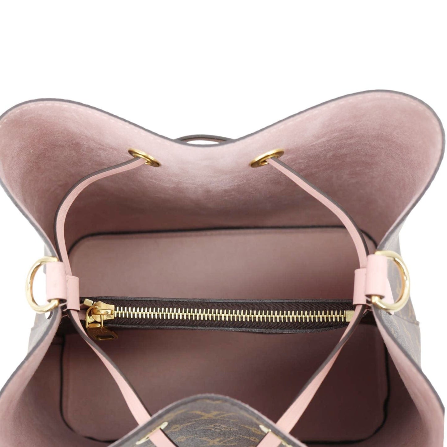 LOUIS VUITTON Neonoe MM Monogram Canvas Shoulder Bag Pink