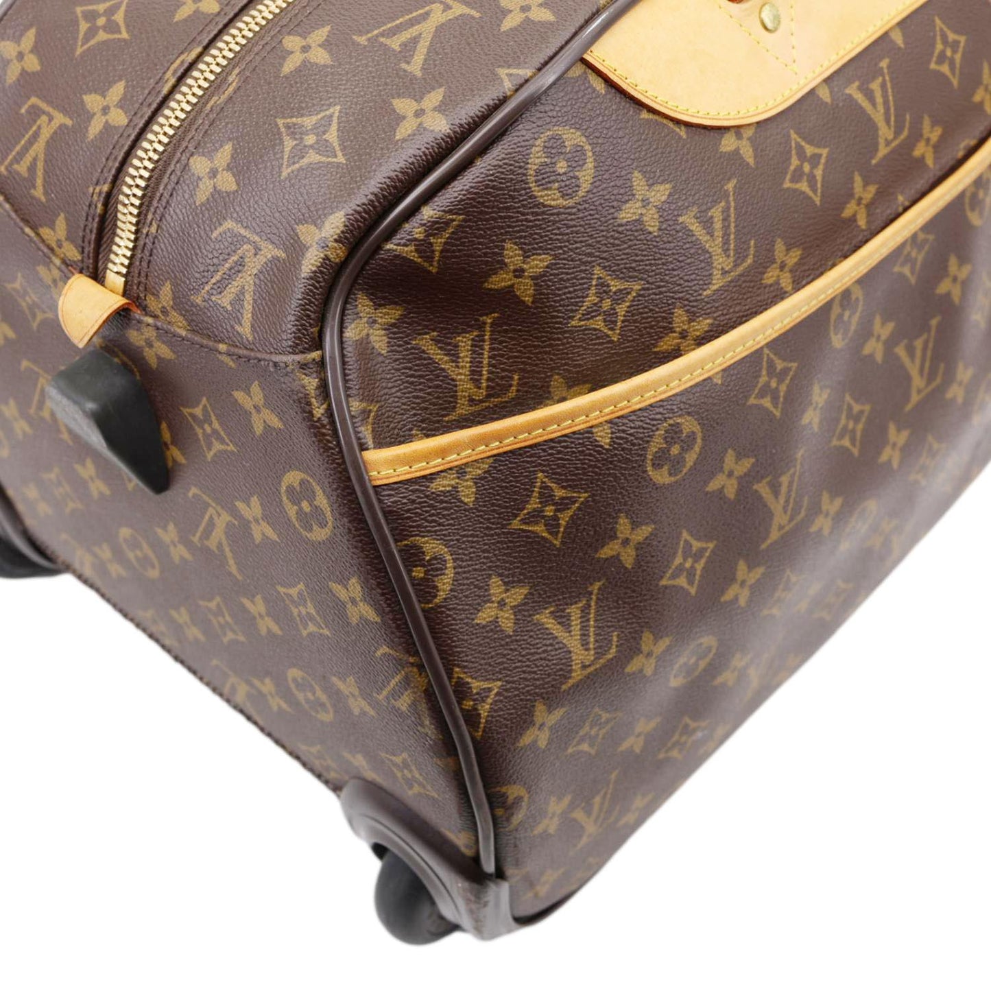 LOUIS VUITTON Eole 50 Monogram Canvas Rolling Luggage Bag Brown
