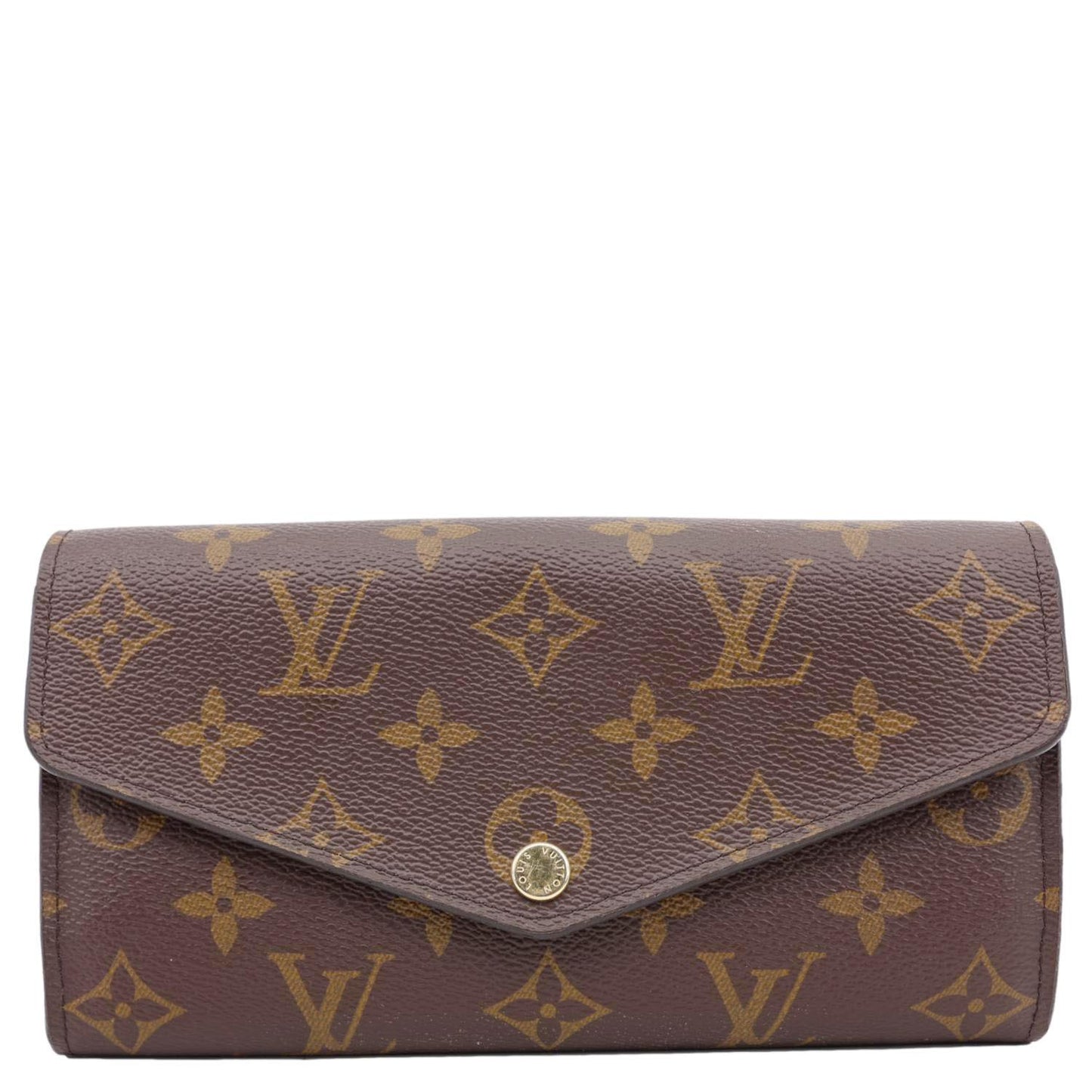 LOUIS VUITTON Sarah Monogram Canvas Wallet Fuchsia