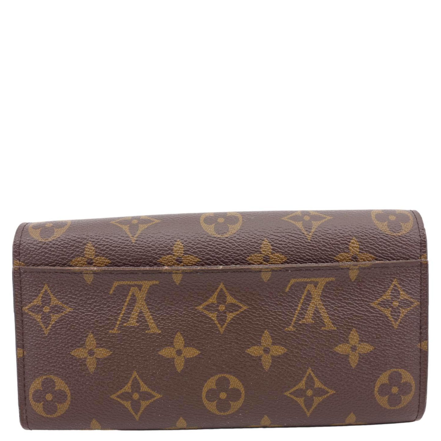 LOUIS VUITTON Sarah Monogram Canvas Wallet Fuchsia