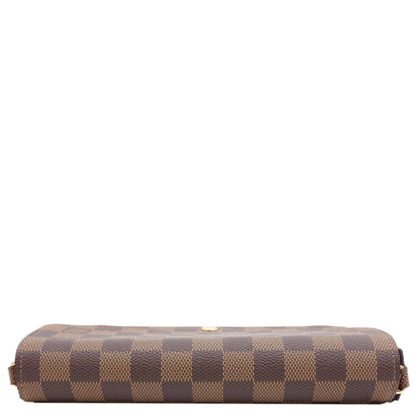LOUIS VUITTON Felicie Pochette Damier Ebene Crossbody Bag Brown