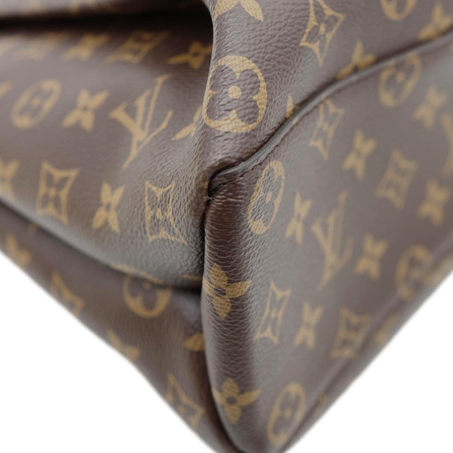 LOUIS VUITTON Rivoli MM Monogram Canvas Shoulder Bag Brown