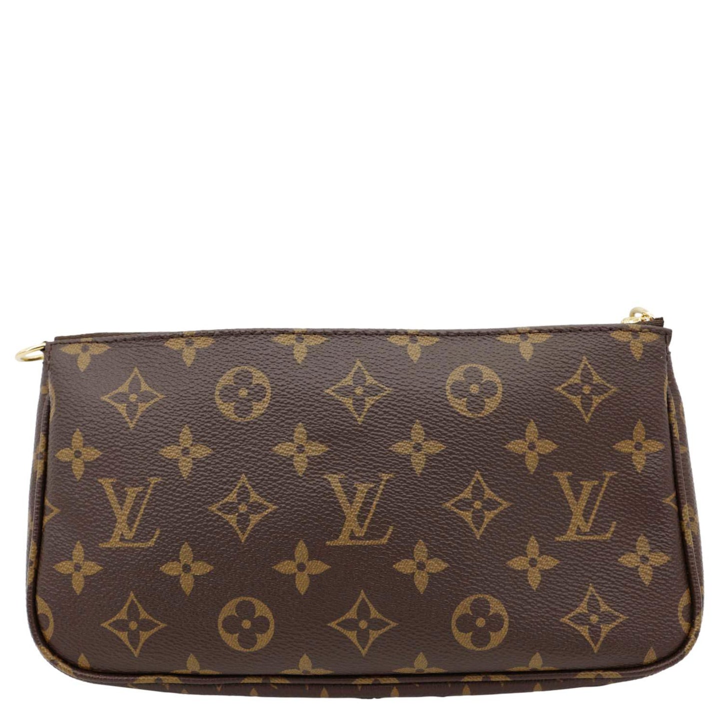 LOUIS VUITTON Multi Pochette Accessoires Monogram Canvas Crossbody Bag Brown