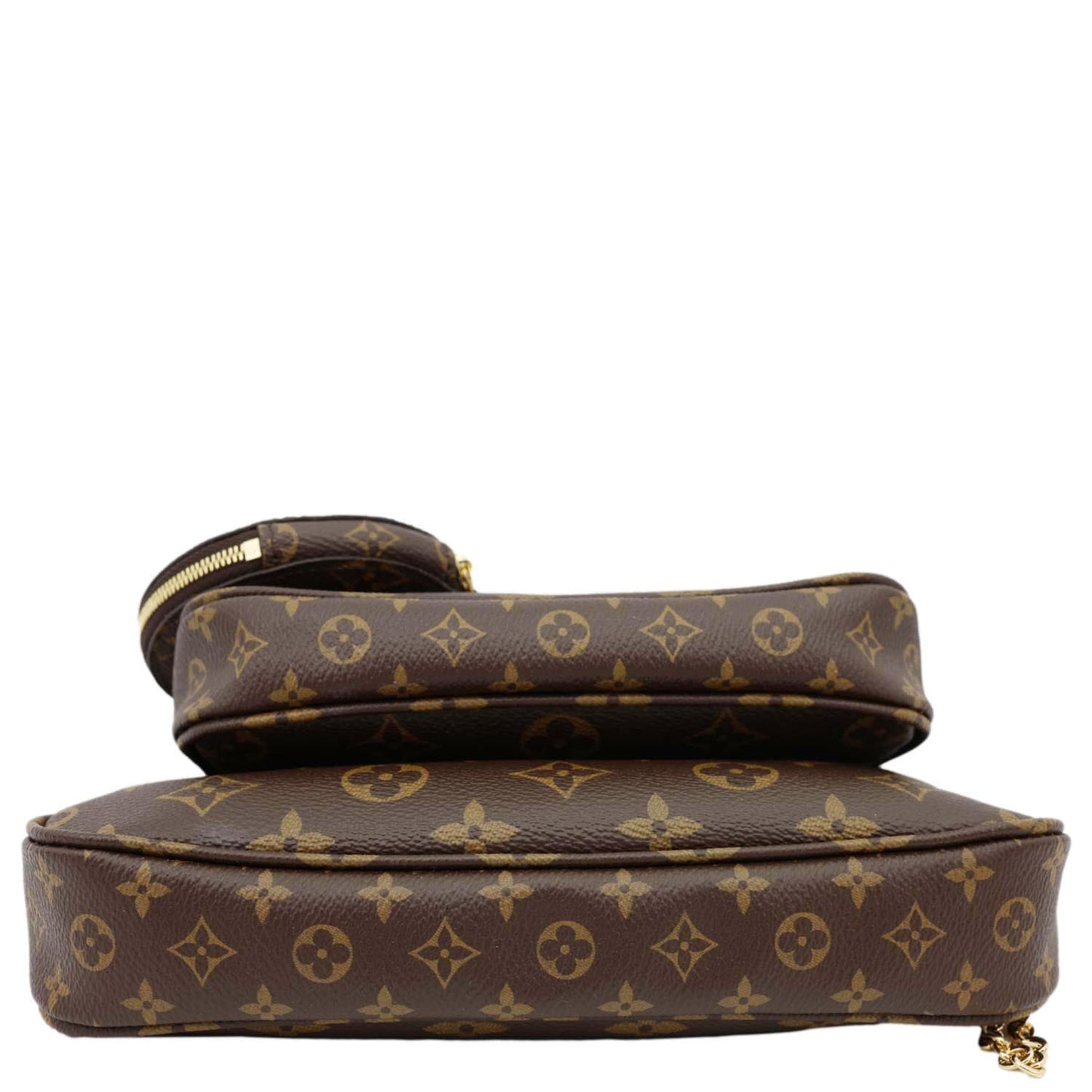 LOUIS VUITTON Multi Pochette Accessoires Monogram Canvas Crossbody Bag Brown