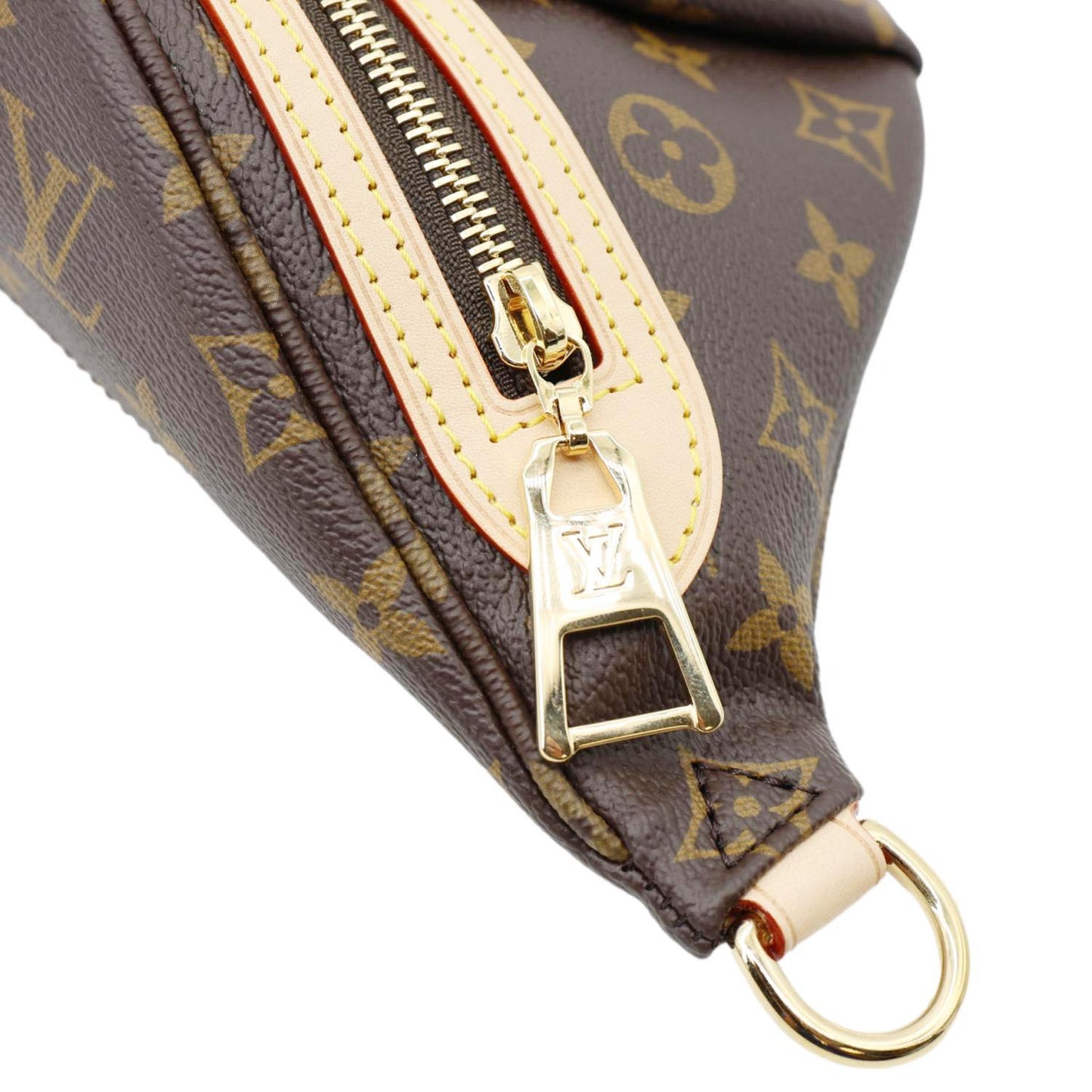 LOUIS VUITTON High Rise Monogram Canvas Bumbag Brown
