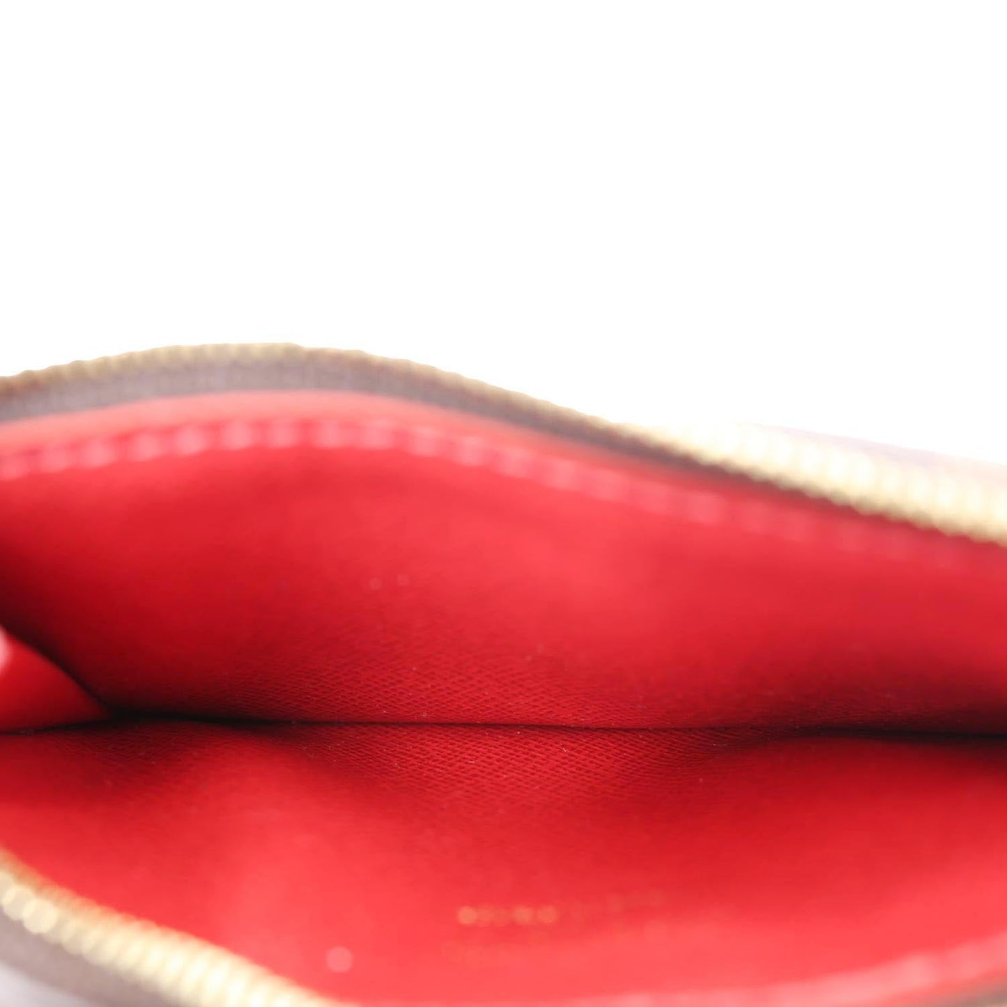 LOUIS VUITTON Recto Verso Damier Ebene Card Holder Brown