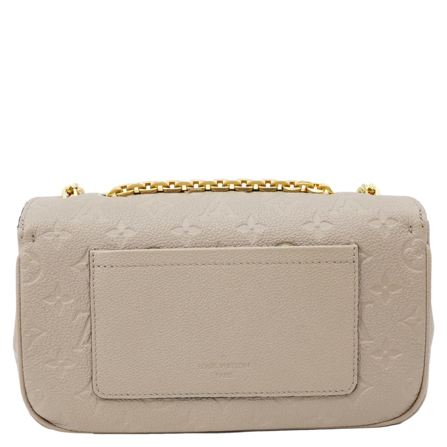 LOUIS VUITTON Marceau PM Monogram Empreinte Leather Shoulder Bag Beige