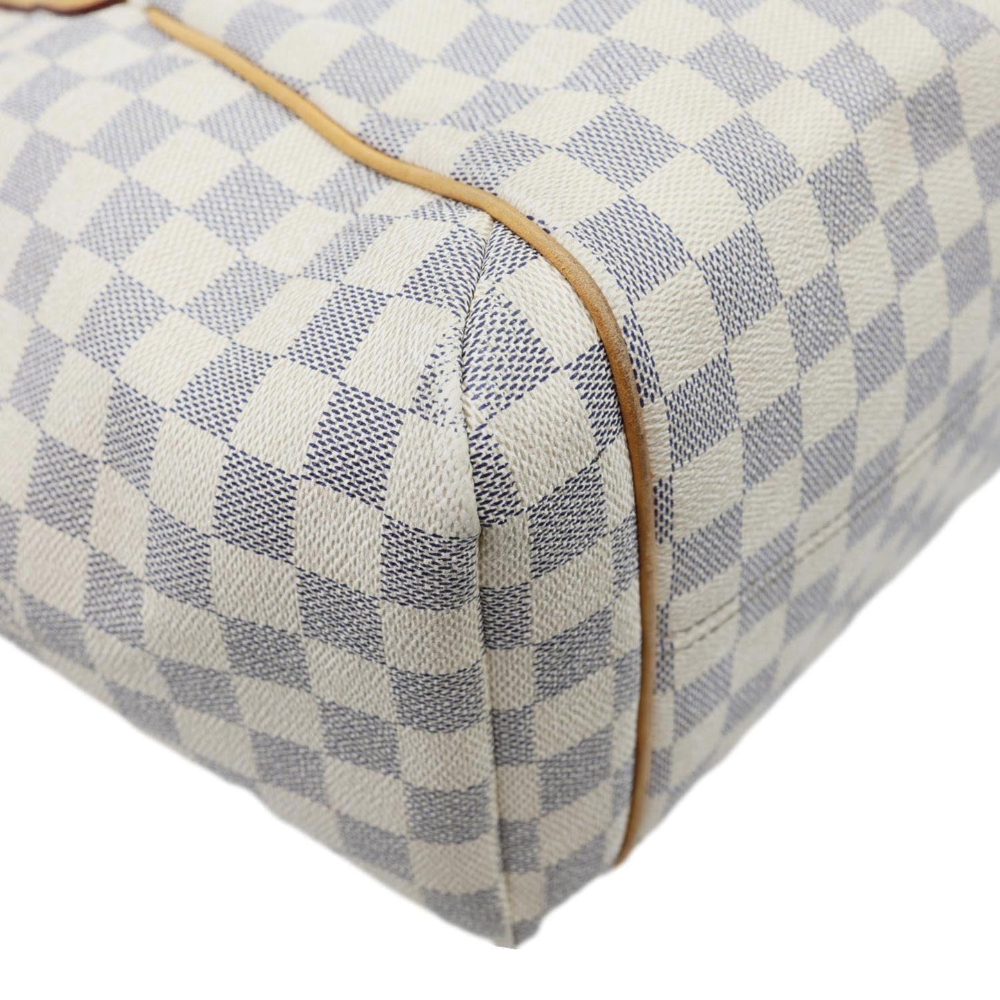 LOUIS VUITTON Totally MM Damier Azur Shoulder Bag White