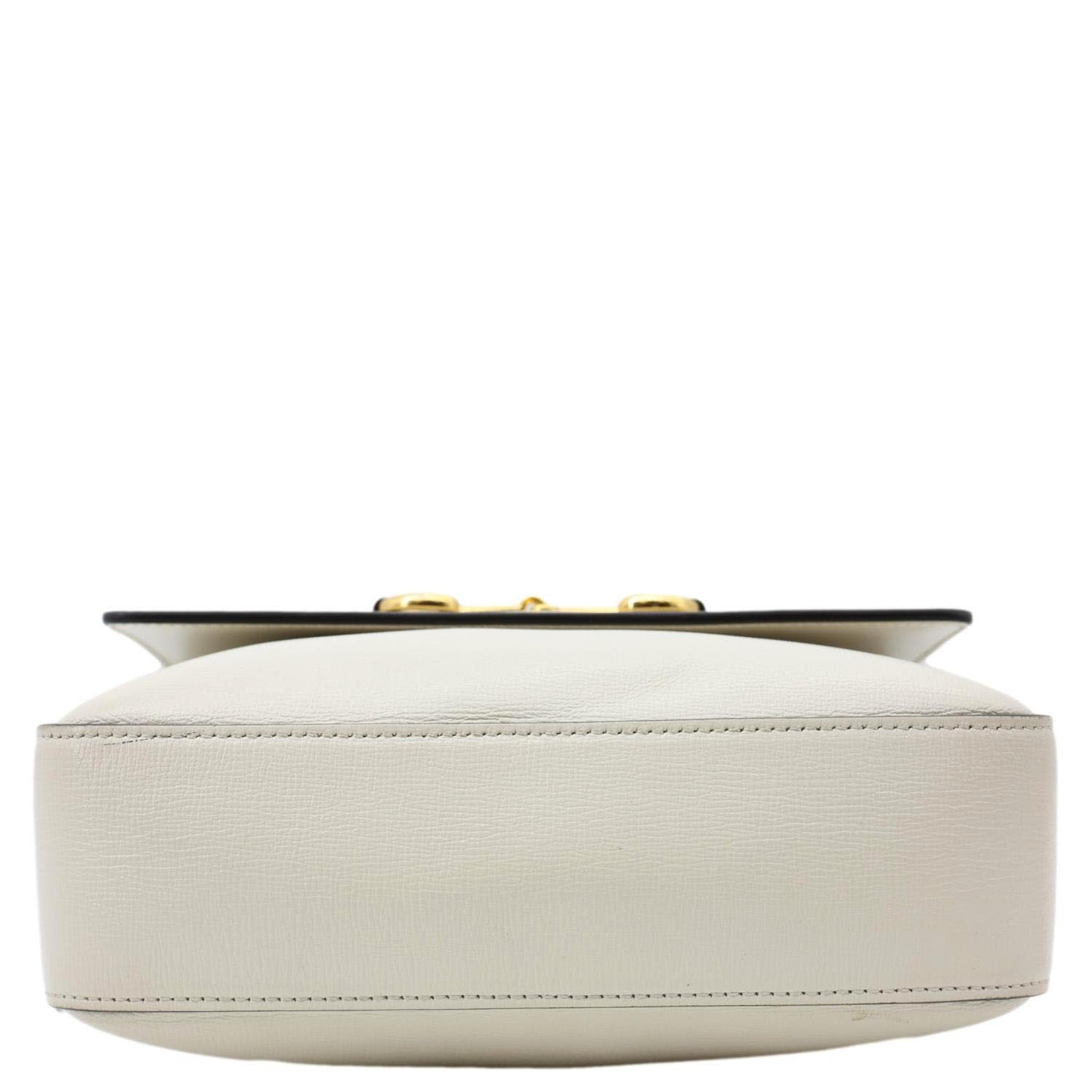 GUCCI Horsebit 1955 Small Leather Crossbody Bag Off White 645454