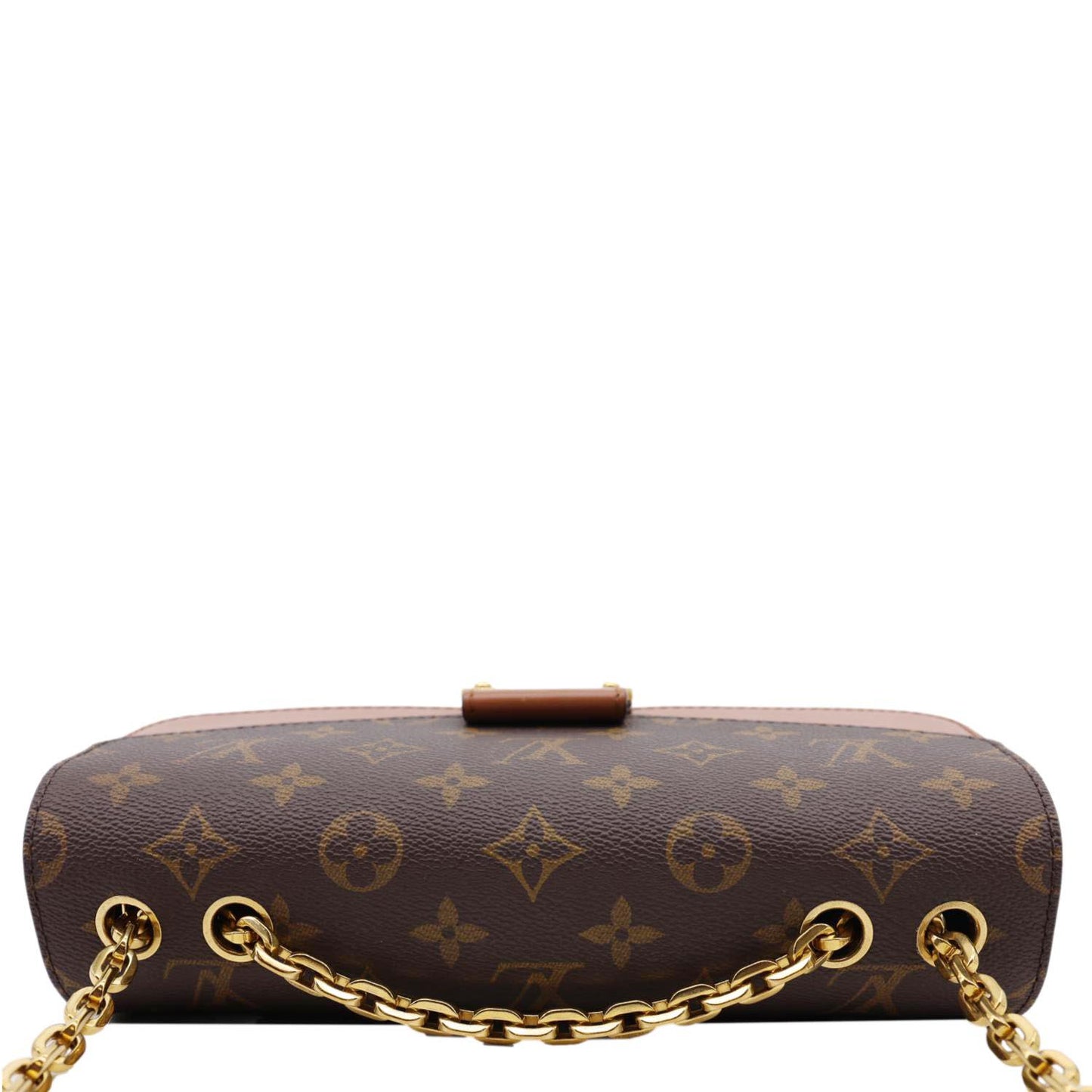 LOUIS VUITTON Marceau Monogram Canvas Chain Shoulder Bag Caramel