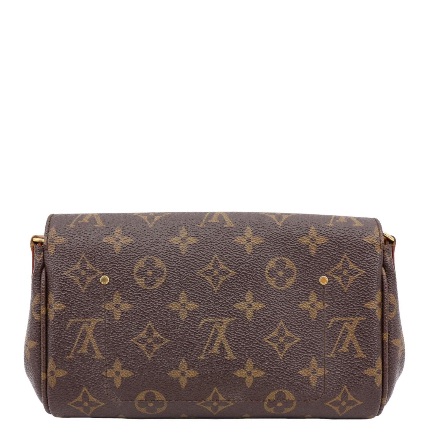 LOUIS VUITTON Favorite PM Monogram Canvas Shoulder Bag Brown