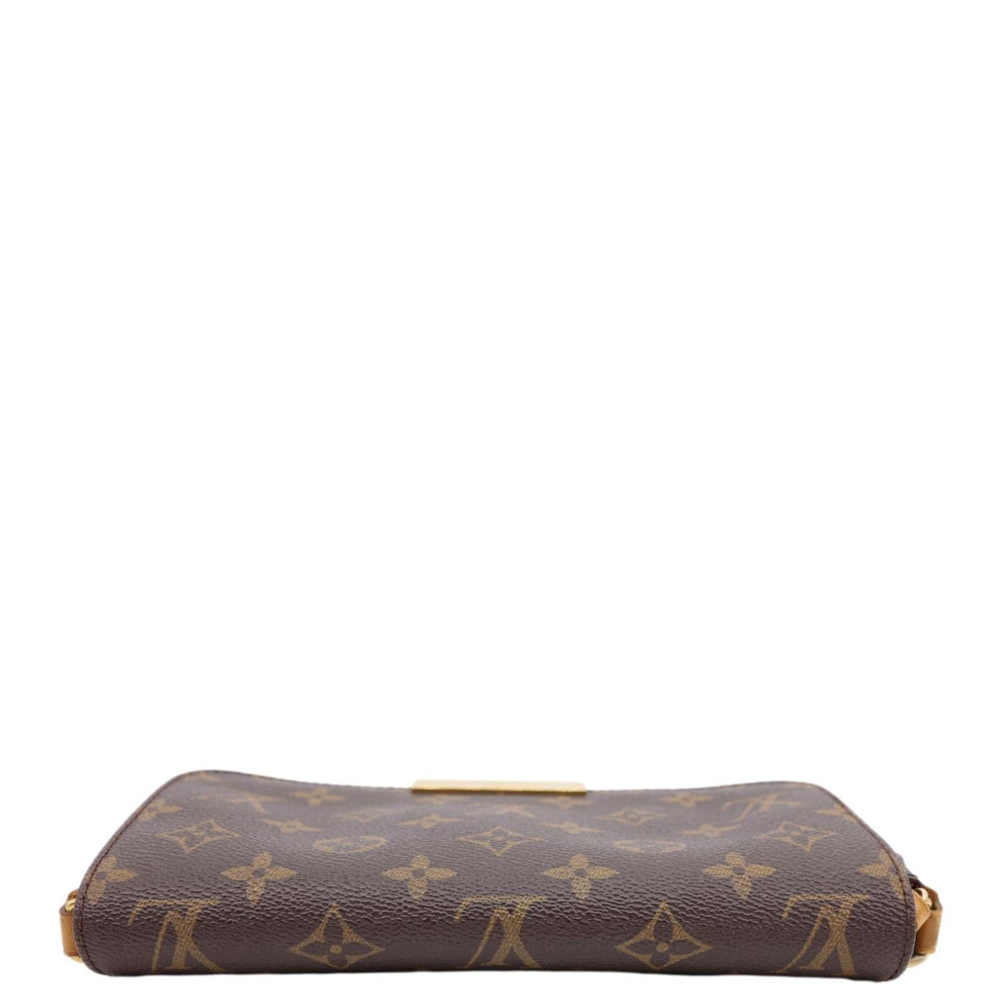 LOUIS VUITTON Favorite PM Monogram Canvas Shoulder Bag Brown