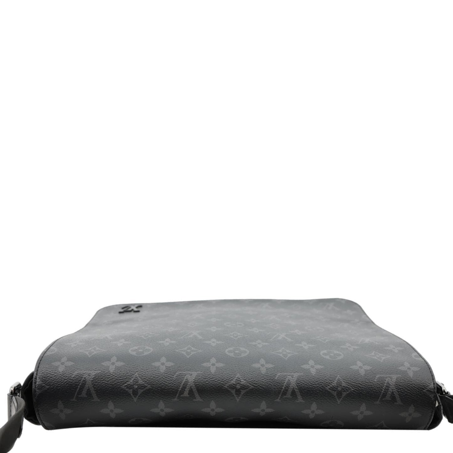 LOUIS VUITTON District MM Monogram Eclipse Messenger Bag Black
