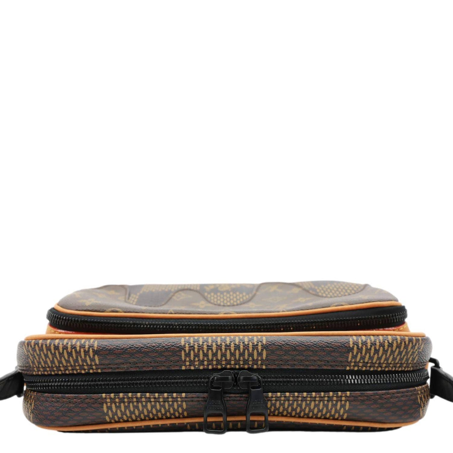 LOUIS VUITTON X Nigo Nil Monogram Ebene Canvas Messenger Bag Brown