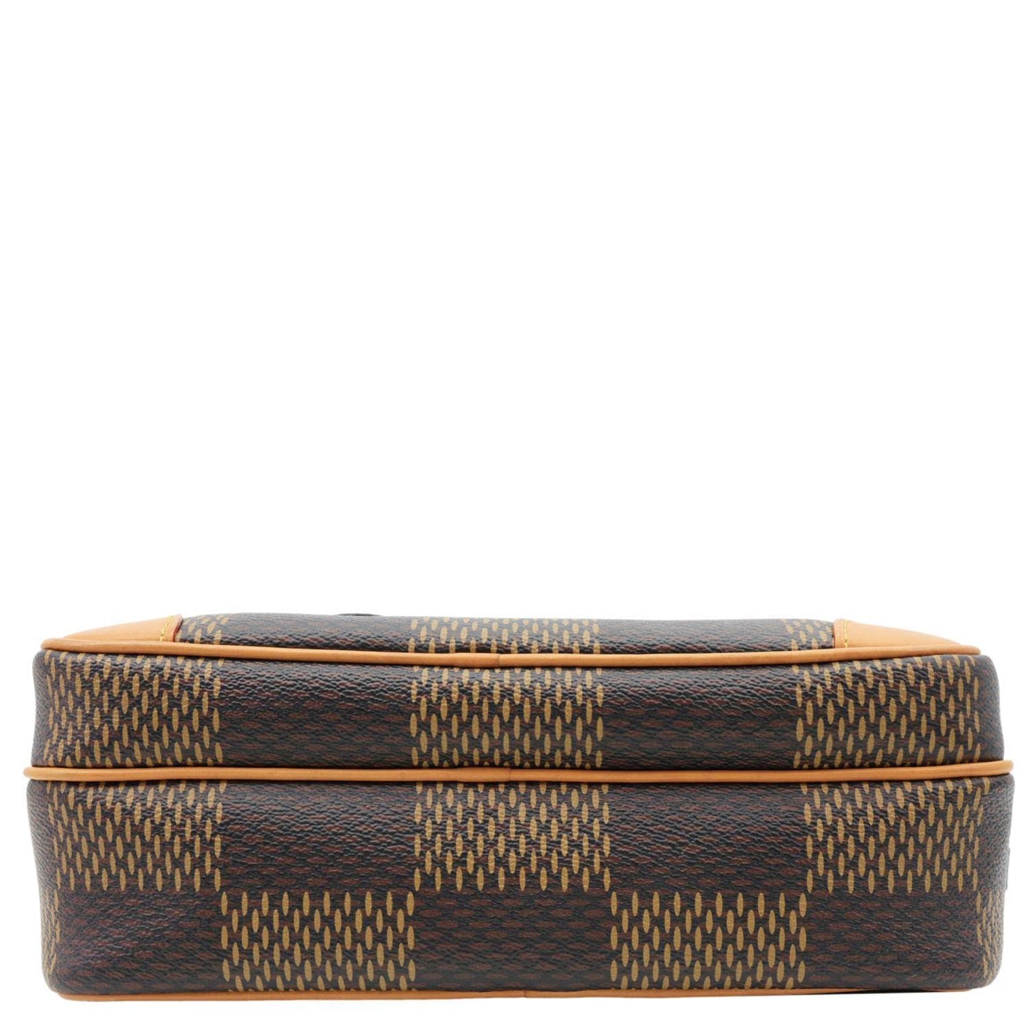 LOUIS VUITTON X Nigo Nil Monogram Ebene Canvas Messenger Bag Brown