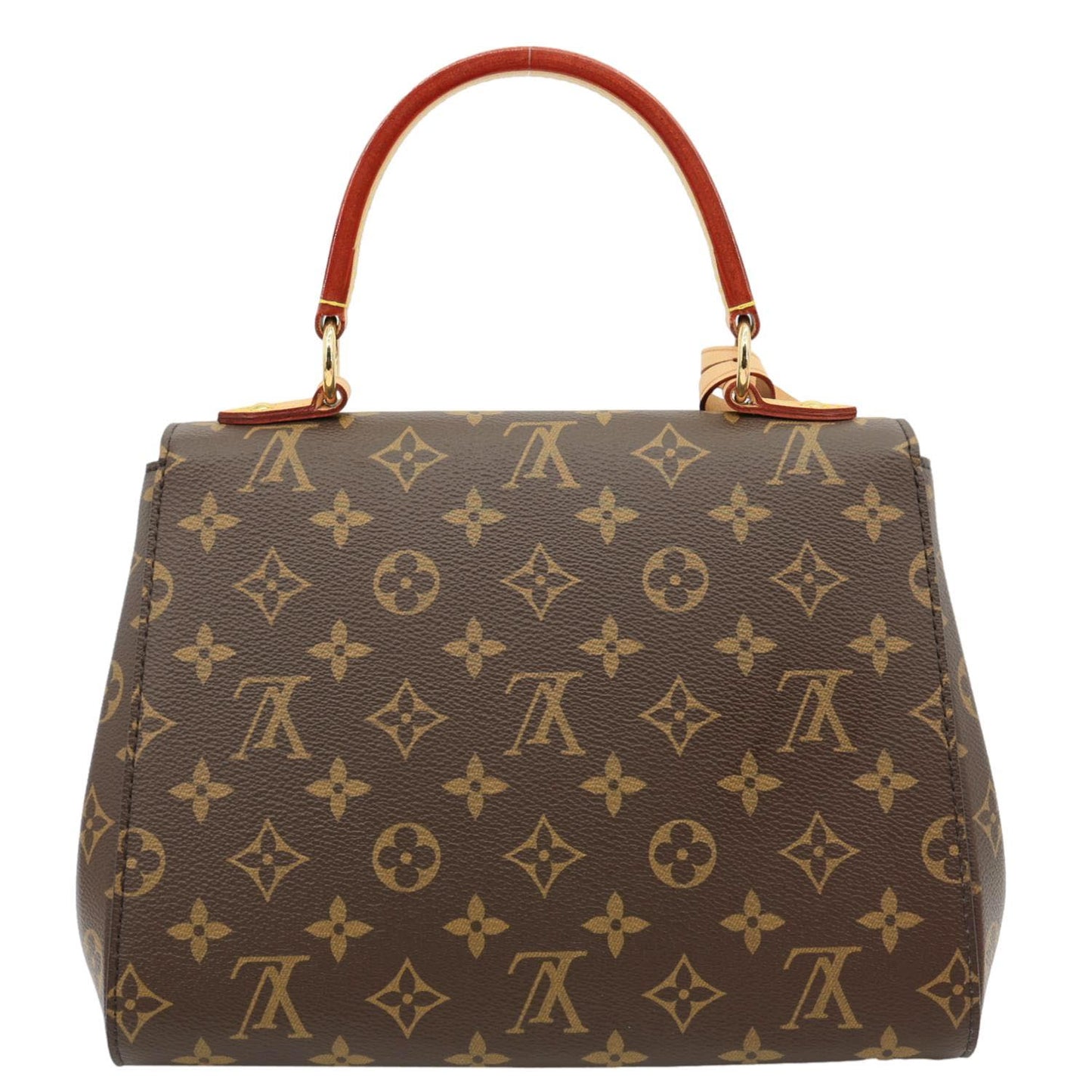 LOUIS VUITTON Cluny BB Monogram Canvas Crossbody Bag Brown