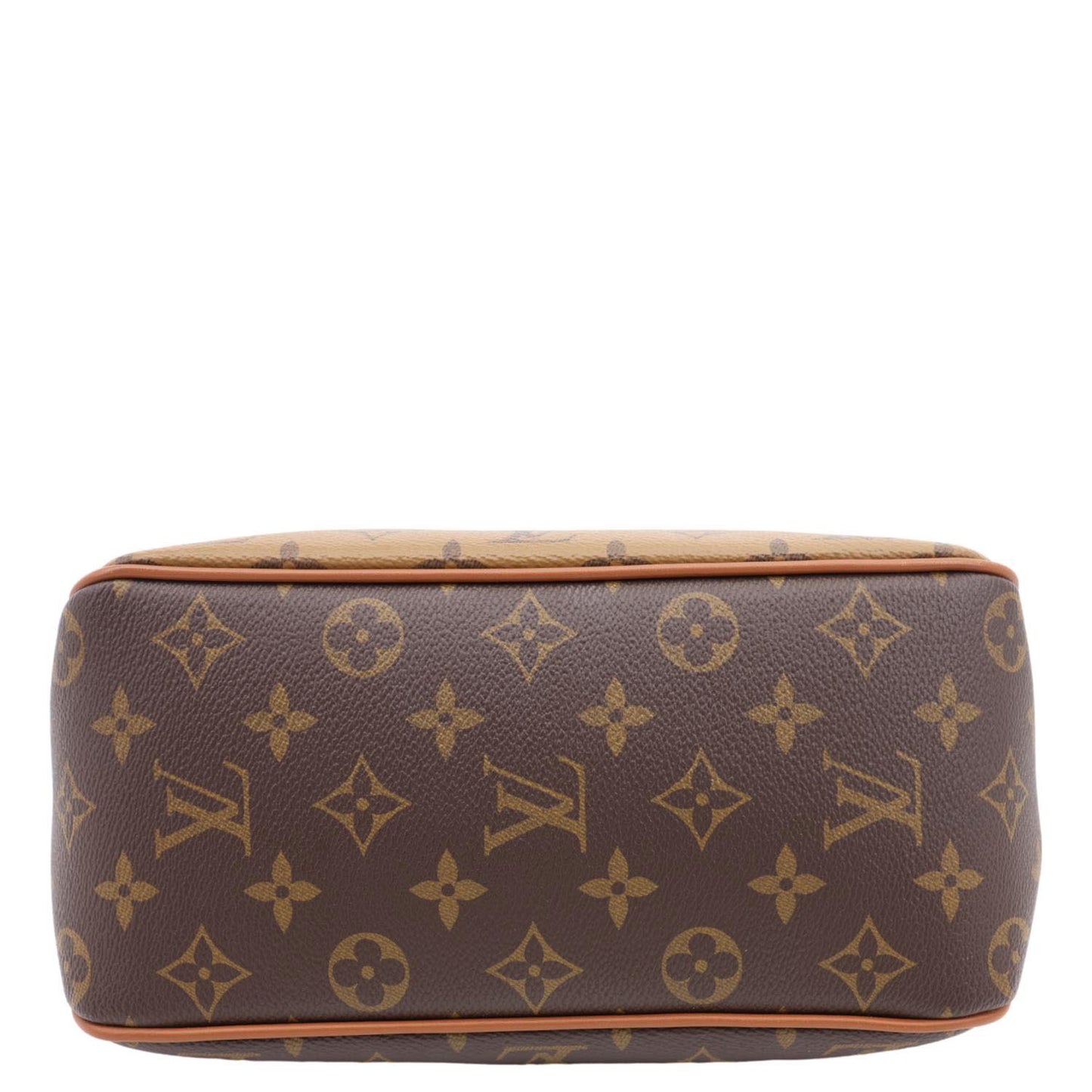 LOUIS VUITTON Dauphine Monogram Reverse Canvas Hobo Shoulder Bag Brown
